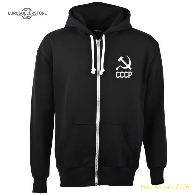 Soviet Union (CCCP) Zipped Hoodie - Black