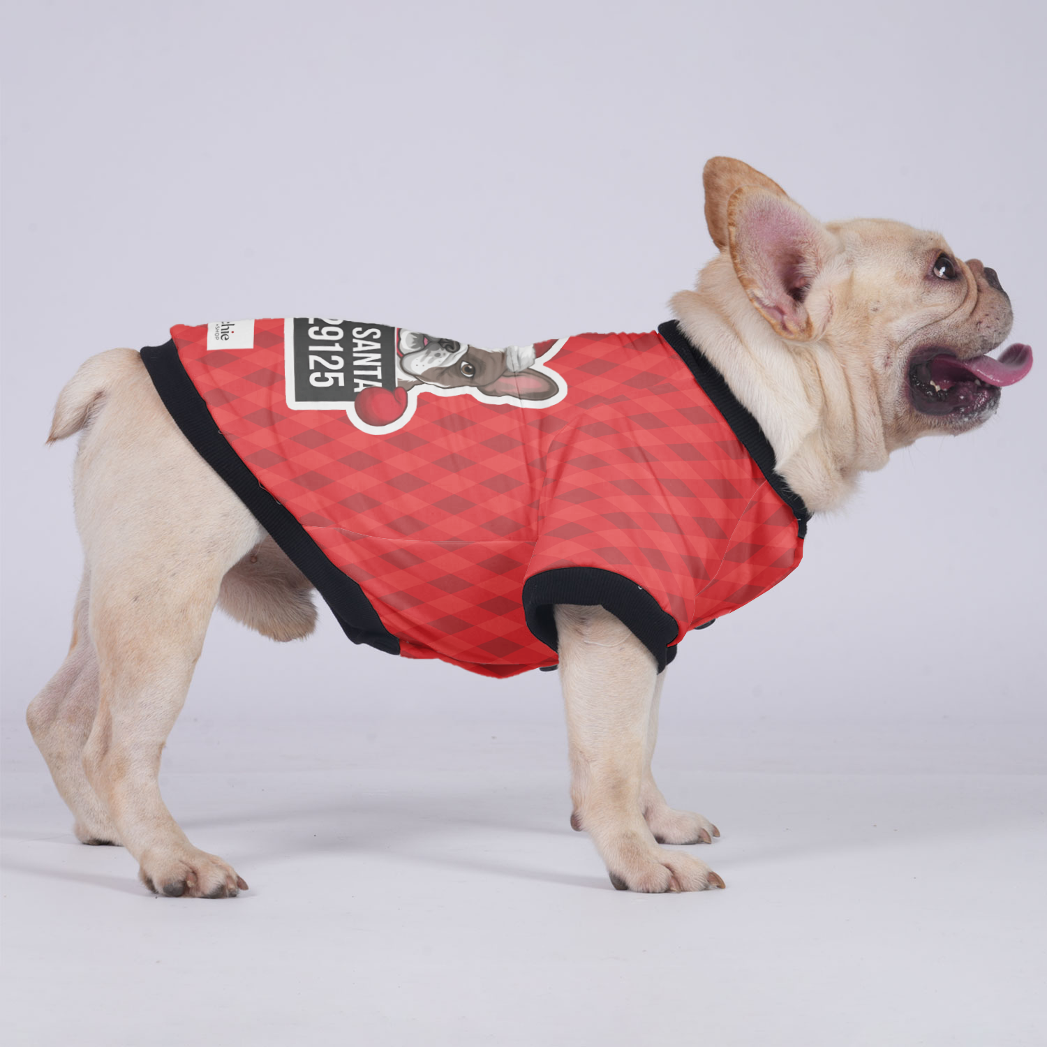 Bad Santa - Non-slip Jacket For French Bulldog Pet Gear