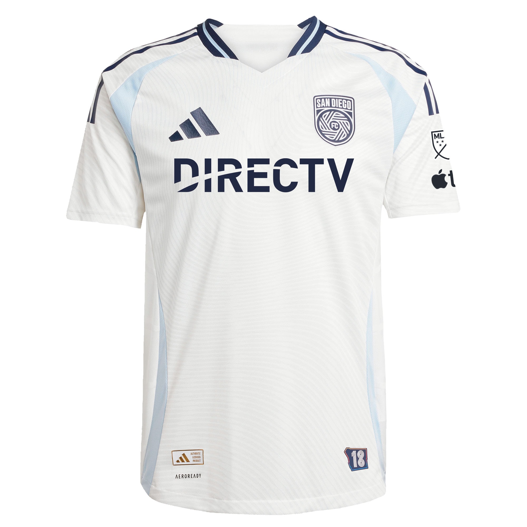 [SJH] San Diego FC 2025 Woven Into One Authentic Jersey - White