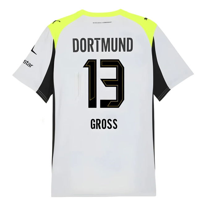 Authentic 2025-2026 Borussia Dortmund Away With Modern Design -