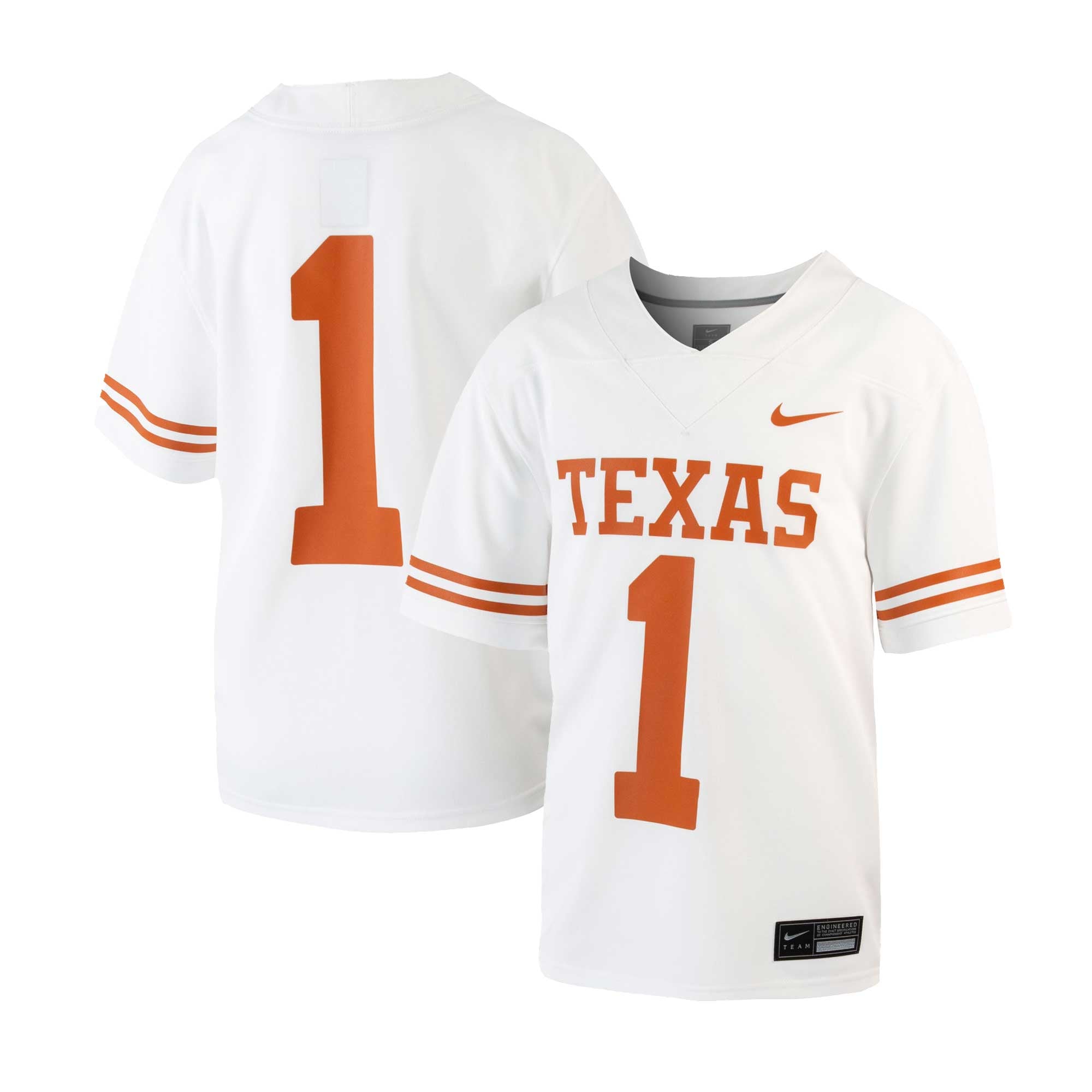 Preschool White Texas Longhorns Football Jersey