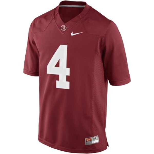 Nike Alabama Crimson Tide #4 T.J. Yeldon Men Limited Stitch Jersey - Red