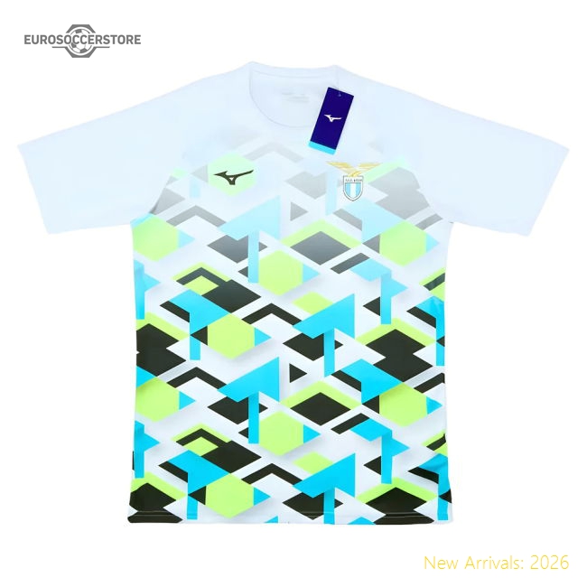 2024-2025 Ss Lazio Pre-match Match Jersey (white) - Official Design