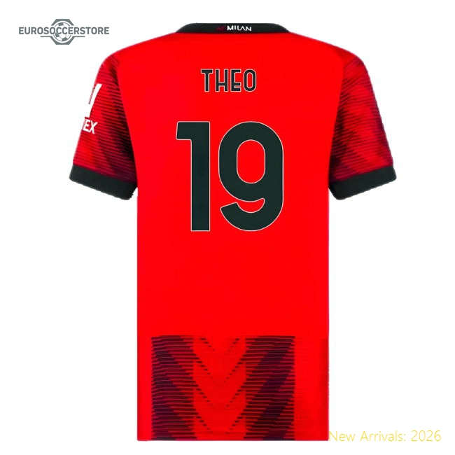 Stylish Ladies Football Team Theo Jersey 2023-2024 Quick-dry