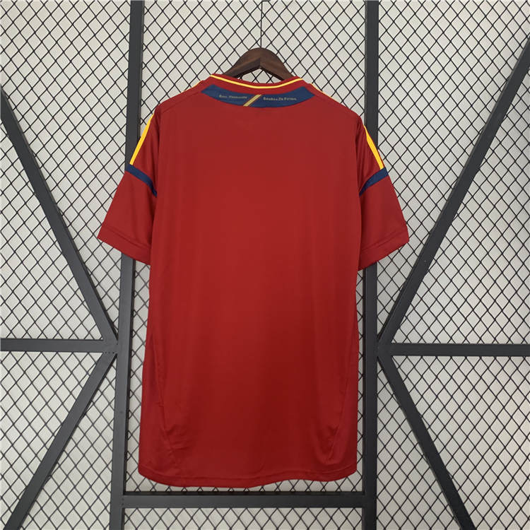 High Quality Authentic Quick Dry Spain 2012 Home Retro Shirt