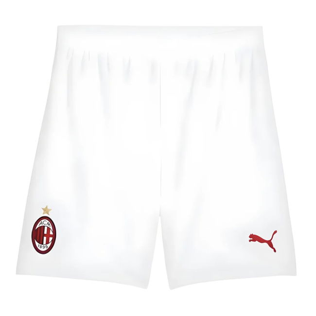 AC Milan 2024-2025 Home Soccer Jersey (White) | Moisture Wicking