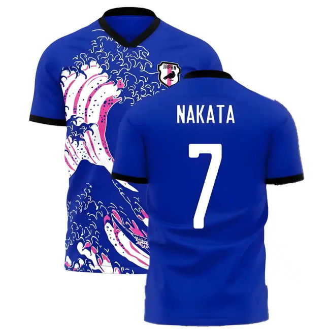 Exclusive-Design Japan Wave Concept Football Kit (Libero) (Nakata 7)