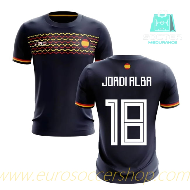 2025-26 Edition Hero Shirts Away Shirt Design Concept (Jordi Alba 18)