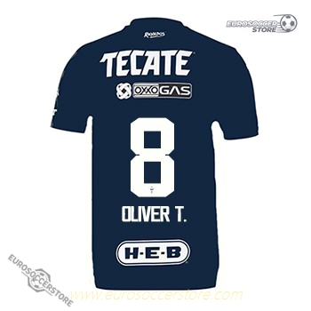 OLIVER T. 8 Home Jersey for Monterrey 24-25 Season