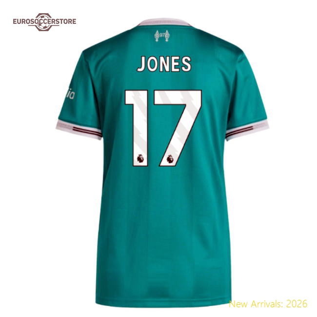 2025-2026 Liverpool Womens Premium Jones Jersey Performance Fabric