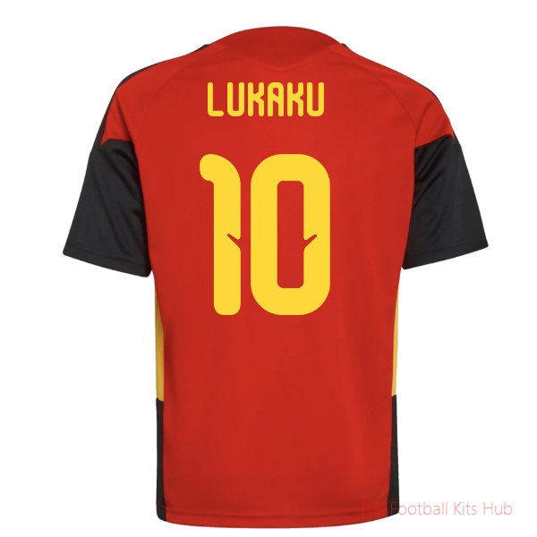[EFS] 2026/27 Belgium Training Jersey (Red) - Kids (Lukaku 10)