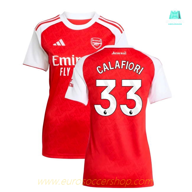 2025-2026 Arsenal Home Shirt (Womens) (Calafiori 33)