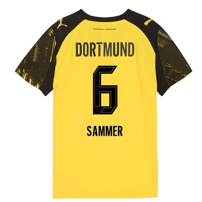 2025-2026 Borussia Dortmund Home Shirt (Kids) (Sammer 6)