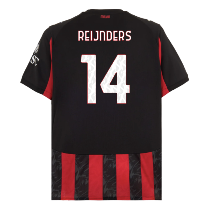 2025-2026 ACM Home Shirt (Reijnders 14) Durable Stitching