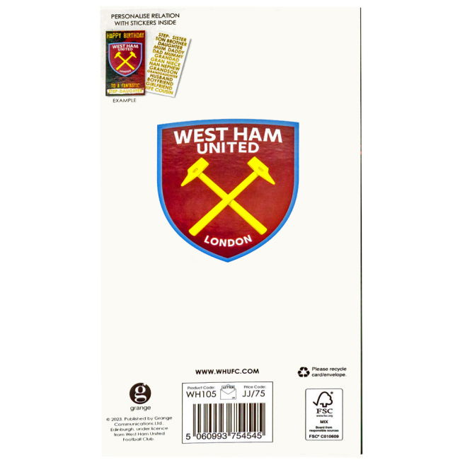 West Ham Starting XI High Performance Home Elite Kit