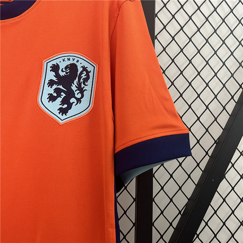 Performance Driven UEFA Euro 2024 Netherlands Soccer Shirt Home