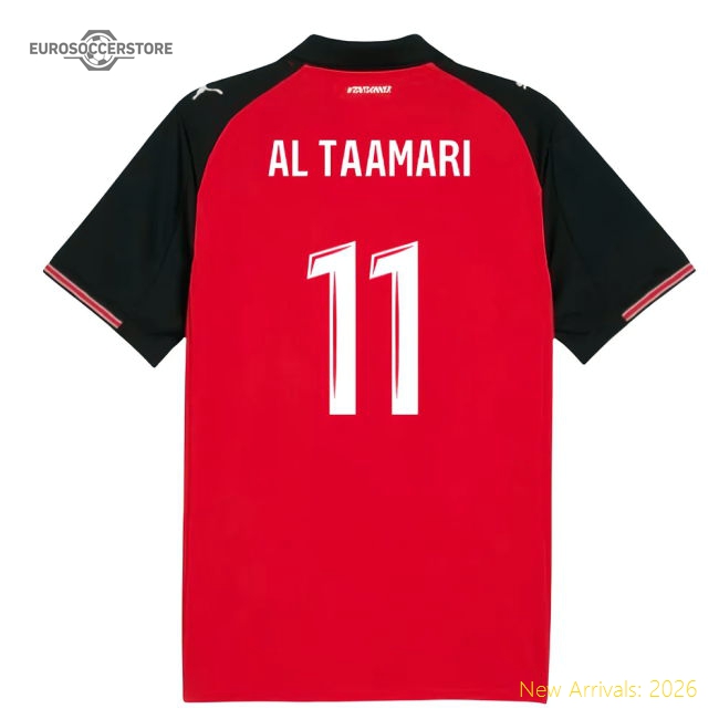 2025-2026 Stade Rennais Home Shirt (al Taamari 11) - Excellent Value