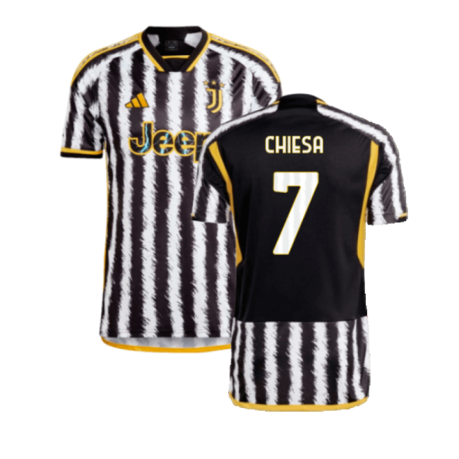 Juve Juventus Home Shirt Chiesa #7 Ultra Comfort Dedicated Latest ...