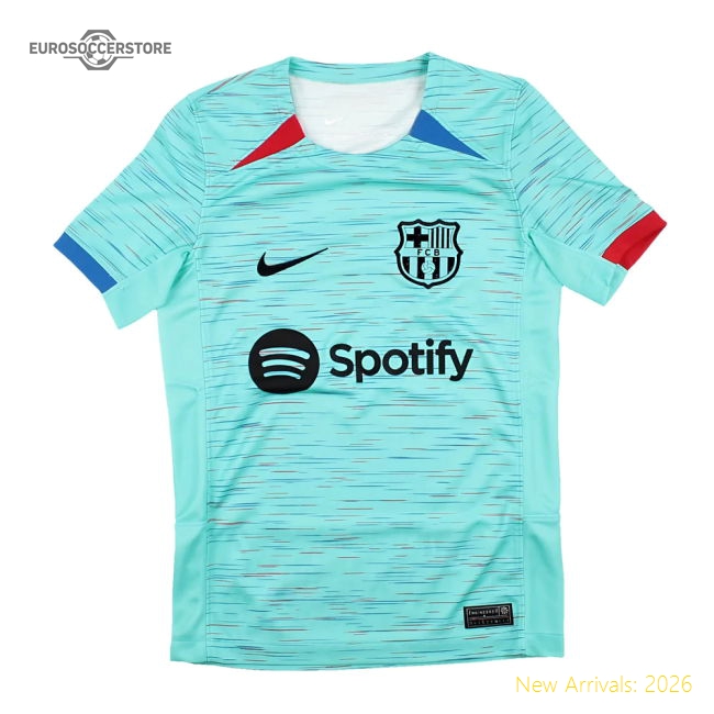 High-Quality 2023-2024 Barcelona Third Shirt (Kids) (Lewandowski 9)