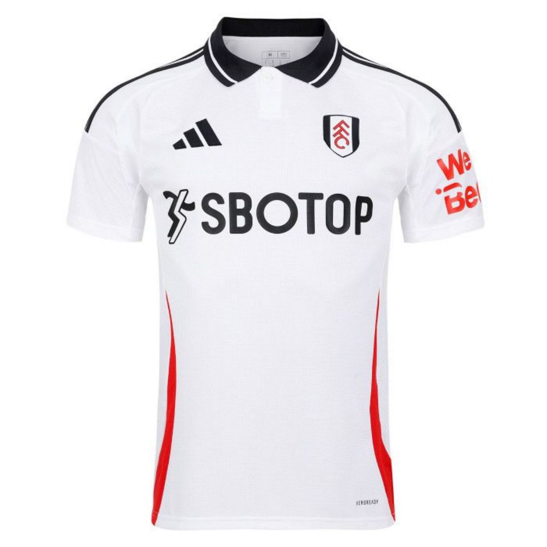 High Quality Durable Fulham 2425 Home Soccer Jersey Football Shirt