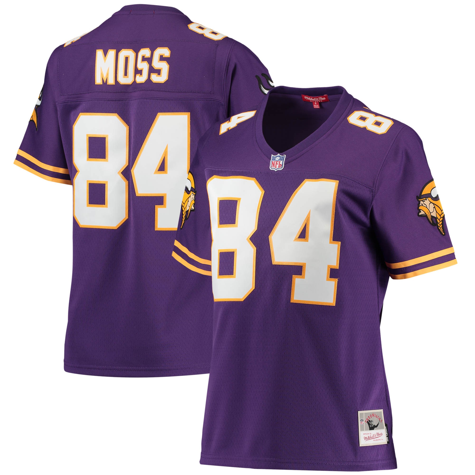 [LK] Randy Moss Minnesota Vikings Women's Legacy Replica Team Jersey - Purple