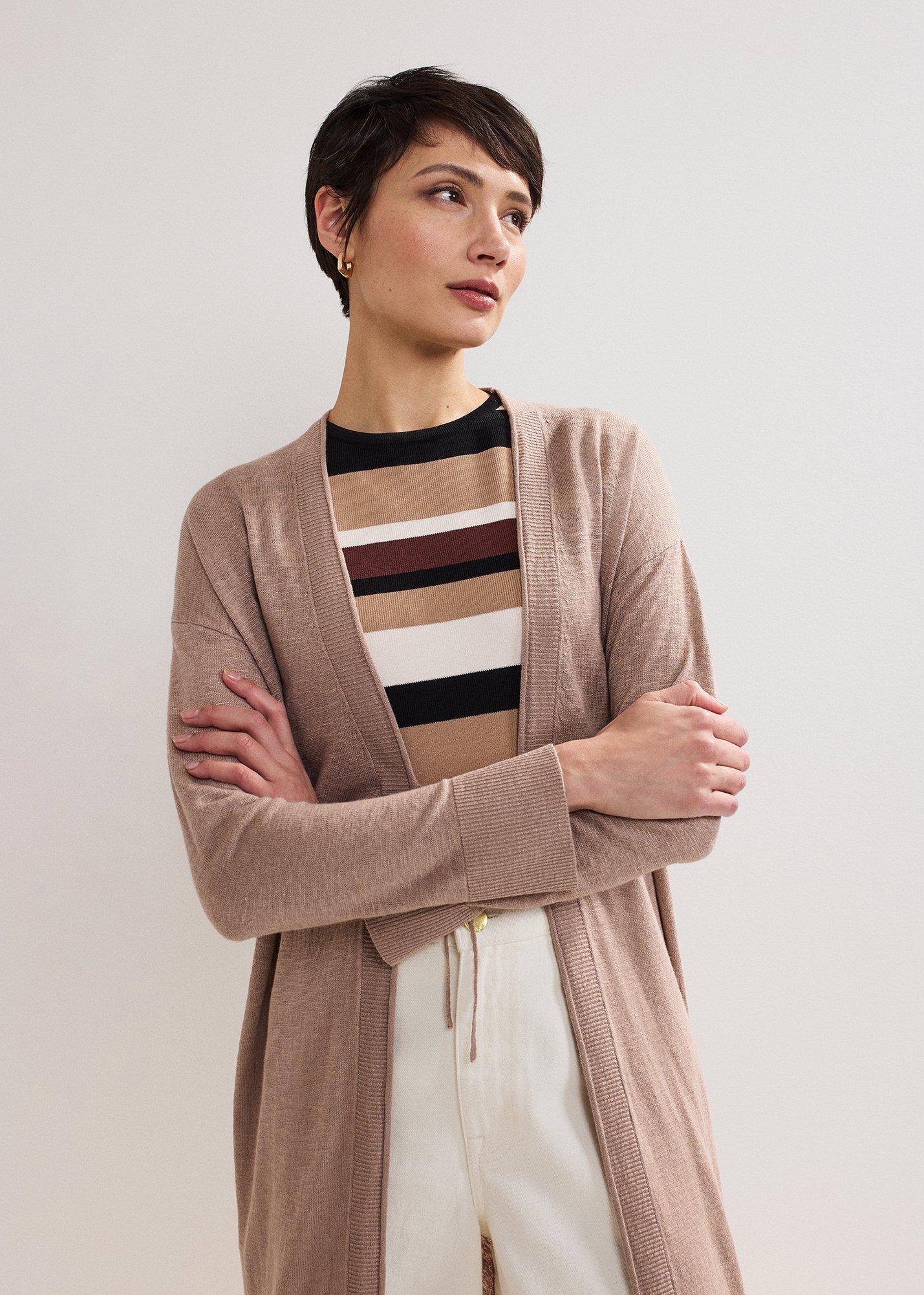 Tasha Linen Longline Cardigan