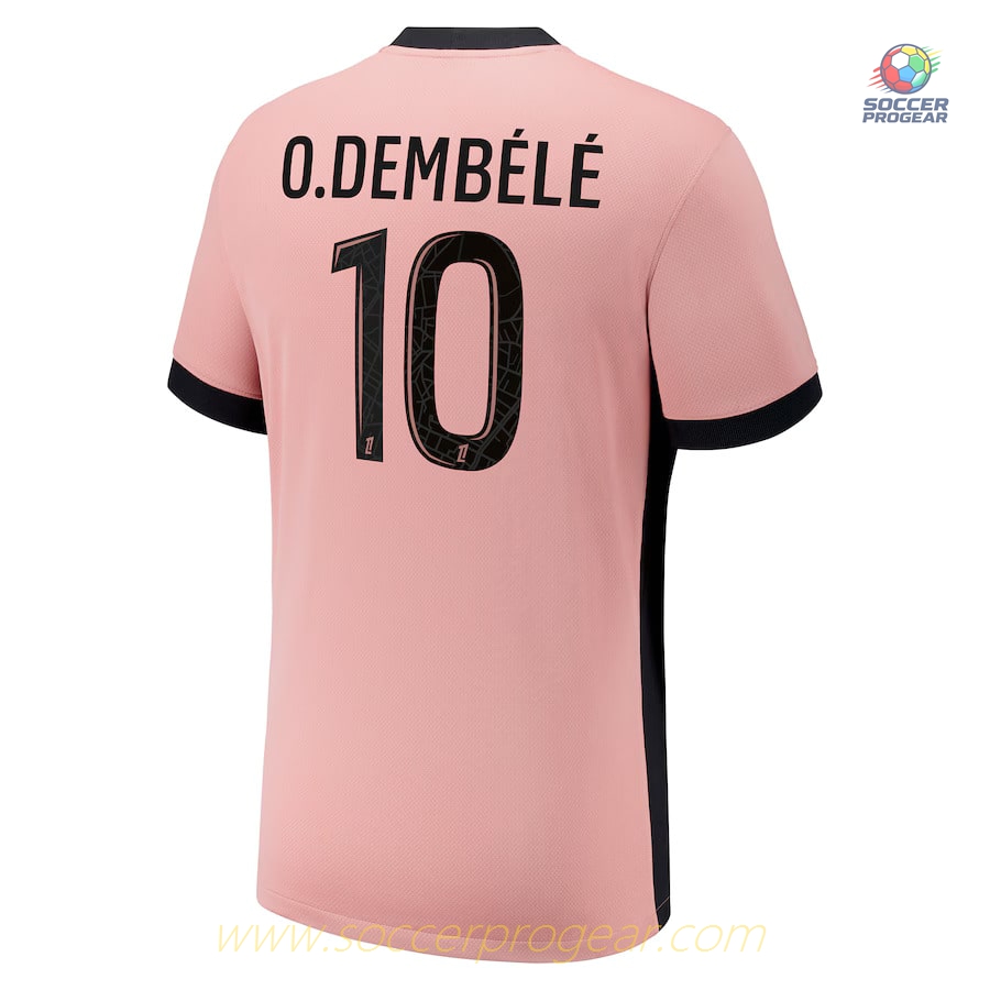 PSG Ligue 1 Uber Eats Third Football Jersey 2024-2025 Season Dembele