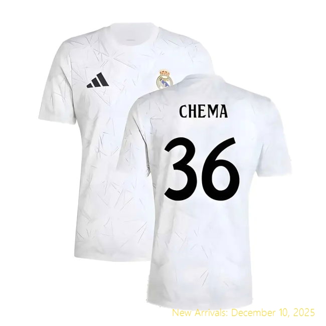 2024-2025 Real Madrid Home Shirt - Performance Match Day (Chema 36) -...