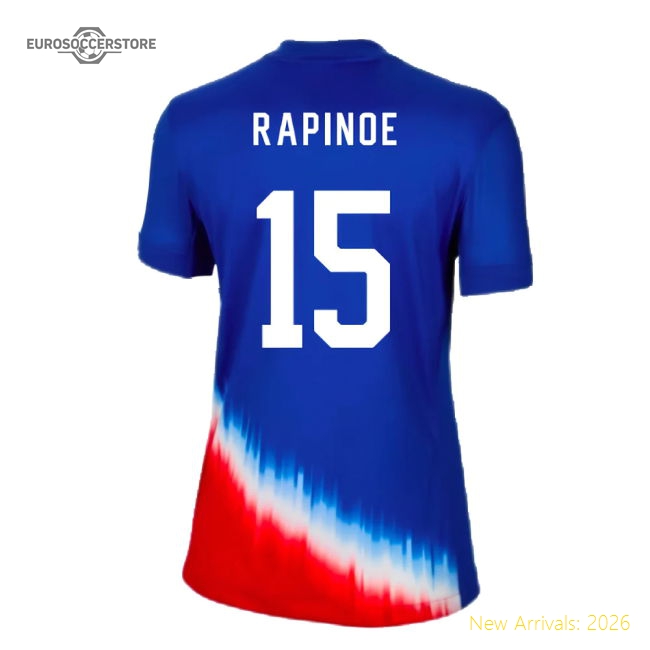 2024-2025 Football Team Ladies Sophisticated Rapinoe Jersey Aeroready