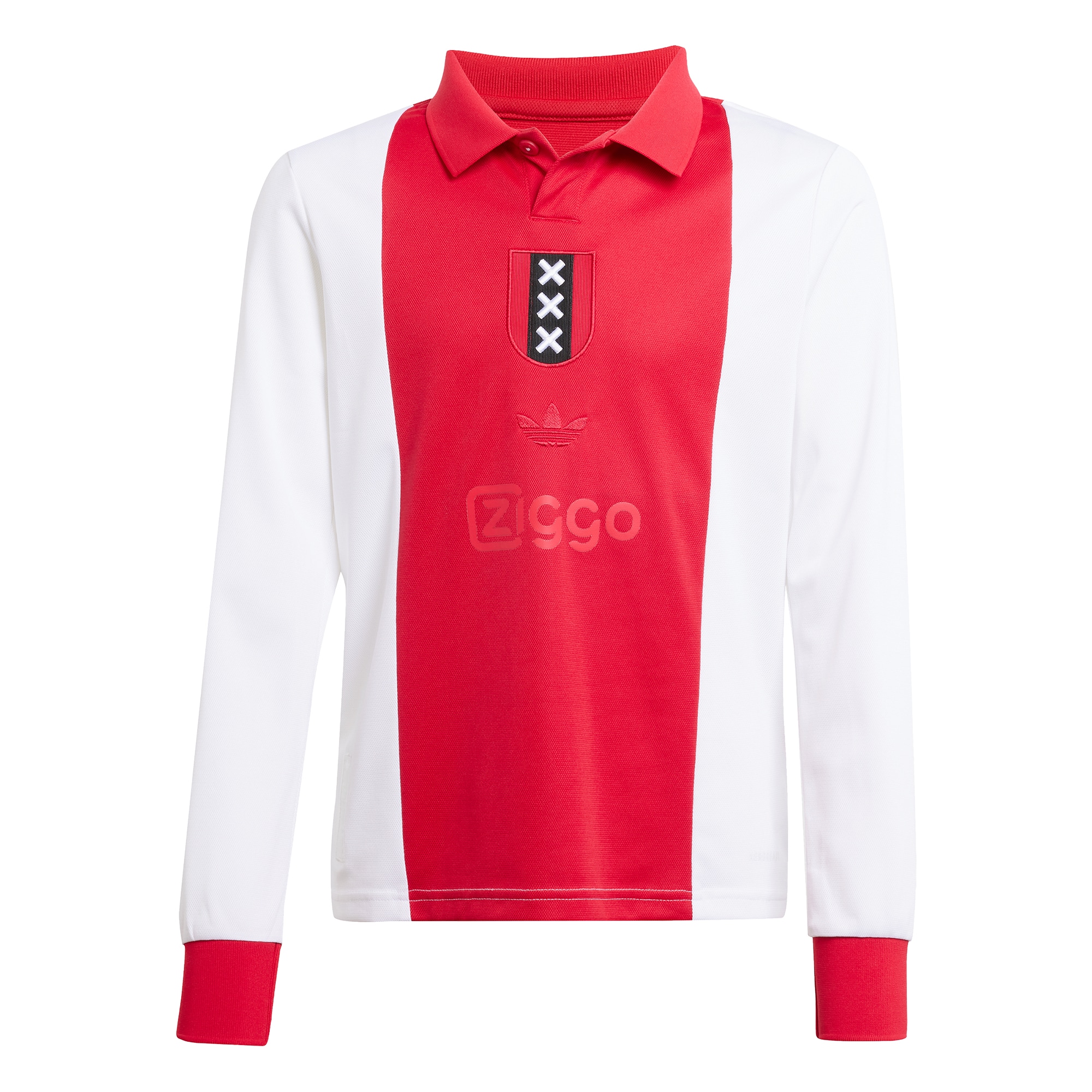 [SJH] Ajax Originals Youth 125th Anniversary Replica Long Sleeve Jersey - White