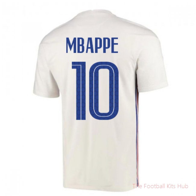 2020-2021 France Away Nike Football Shirt (MBAPPE 10)