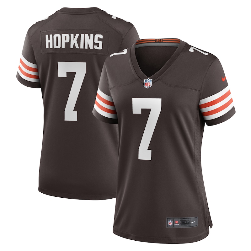 None Dustin Hopkins Cleveland Browns Fan Favorite Team Replica Jersey