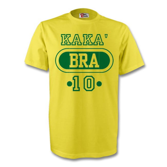Kit Kaka Brazil Bra T-Shirt (Yellow) - Kids Professional
