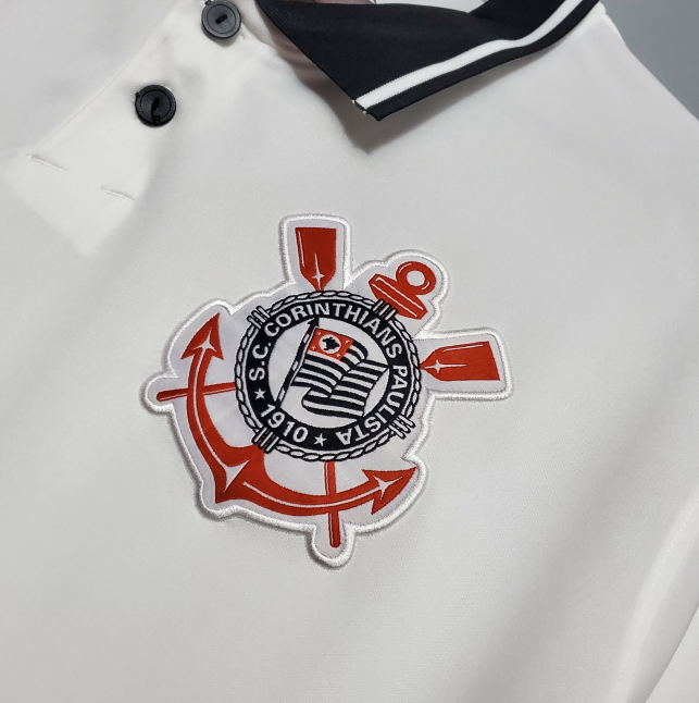 Professional Grade SC CORINTHIANS 20-21 HOME WHITE SOCCER JERSEY SHIRT
