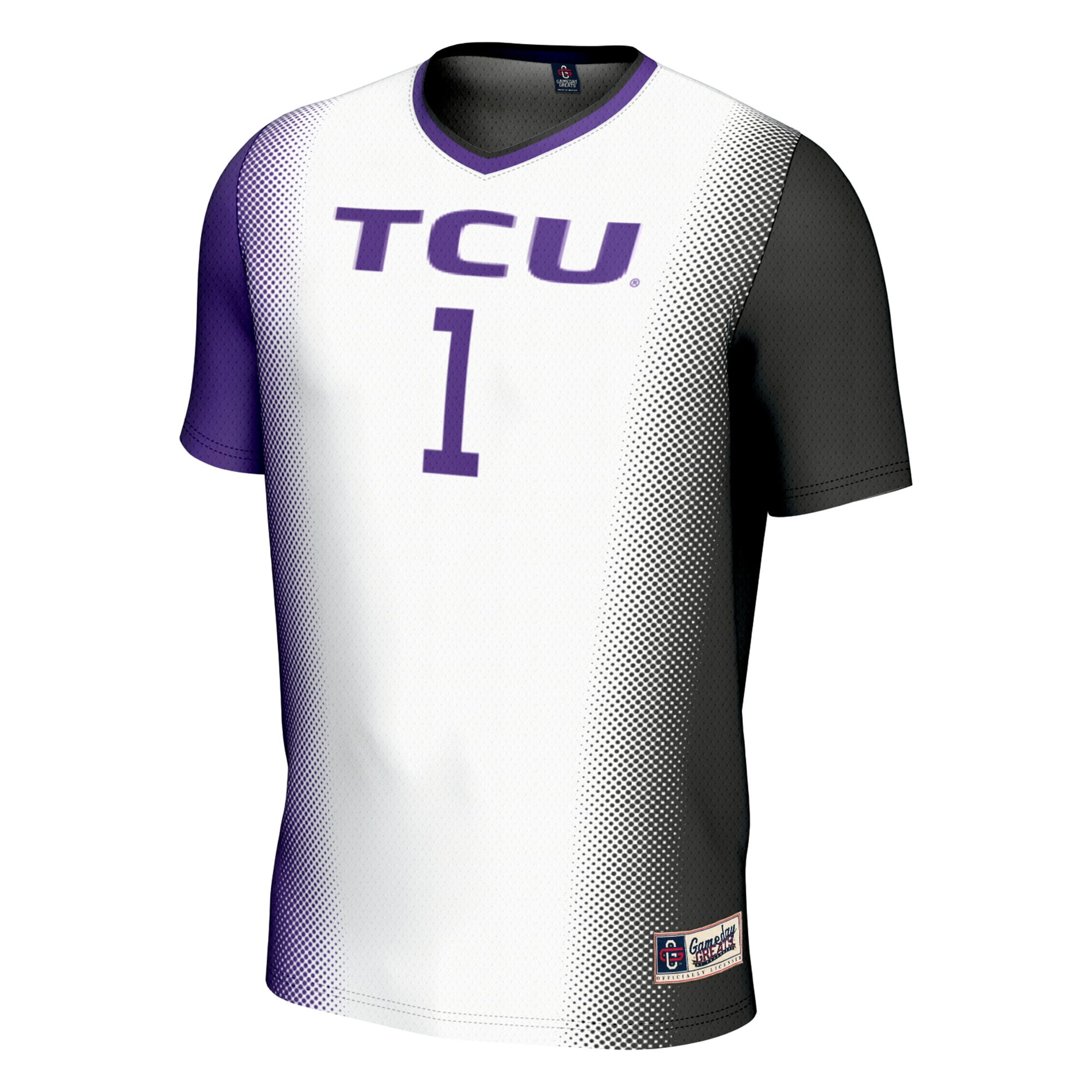 [ESK] TCU Horned Frogs GameDay Greats Youth Lightweight Women's Soccer Jersey - White