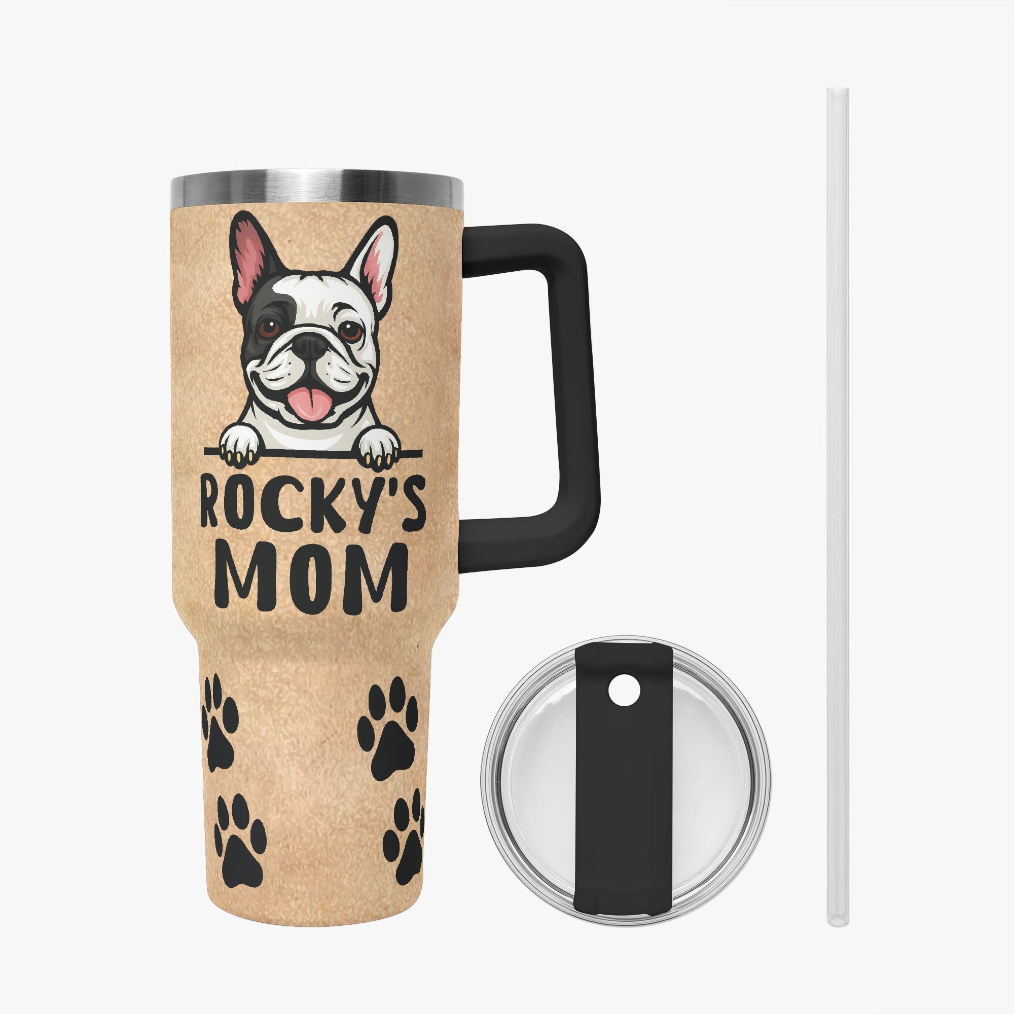 Fashion-Forward Kate - Personalized Car Tumbler Cup for Casual Outings