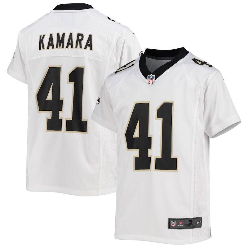None Alvin Kamara Fan Favorite NO Saints Official Jersey Game Day Wear