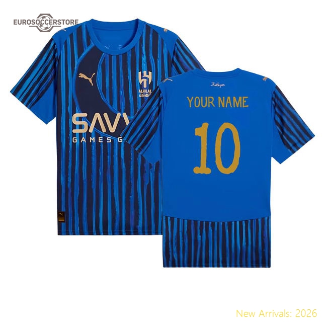 2025-2026 KIDSUPER x Al-Hilal Club World Cup Shirt (Blue) (Your Name)