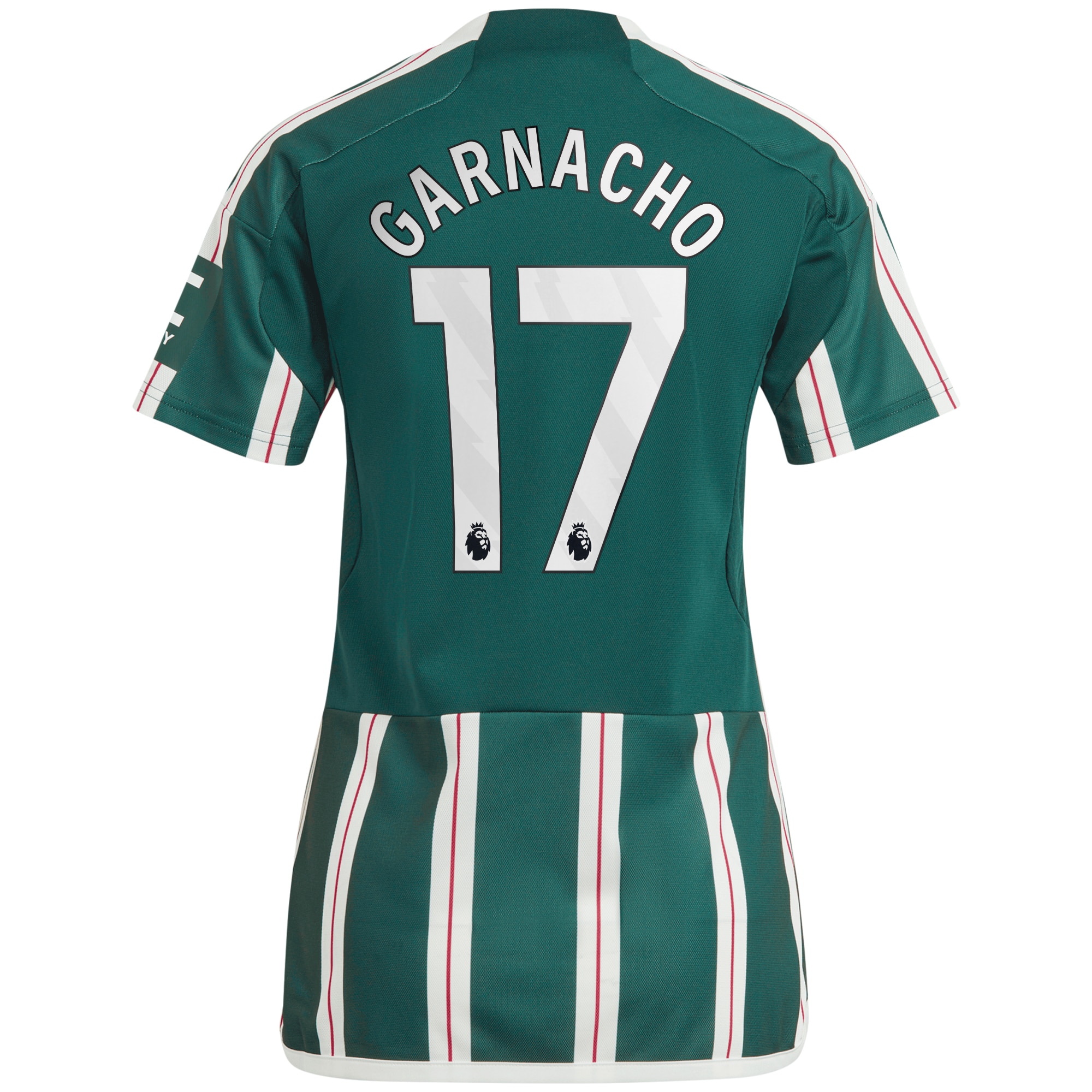 [SD] Alejandro Garnacho Manchester United Women's 2023/24 Away Replica Player Jersey - Green