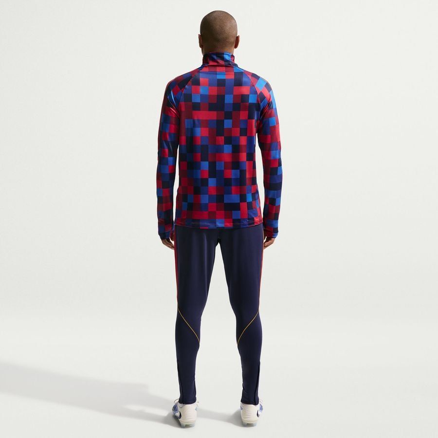 Barcelona Training Shirt Dri-FIT Strike - Noble Red/Blackened Blue/Mineral Yellow