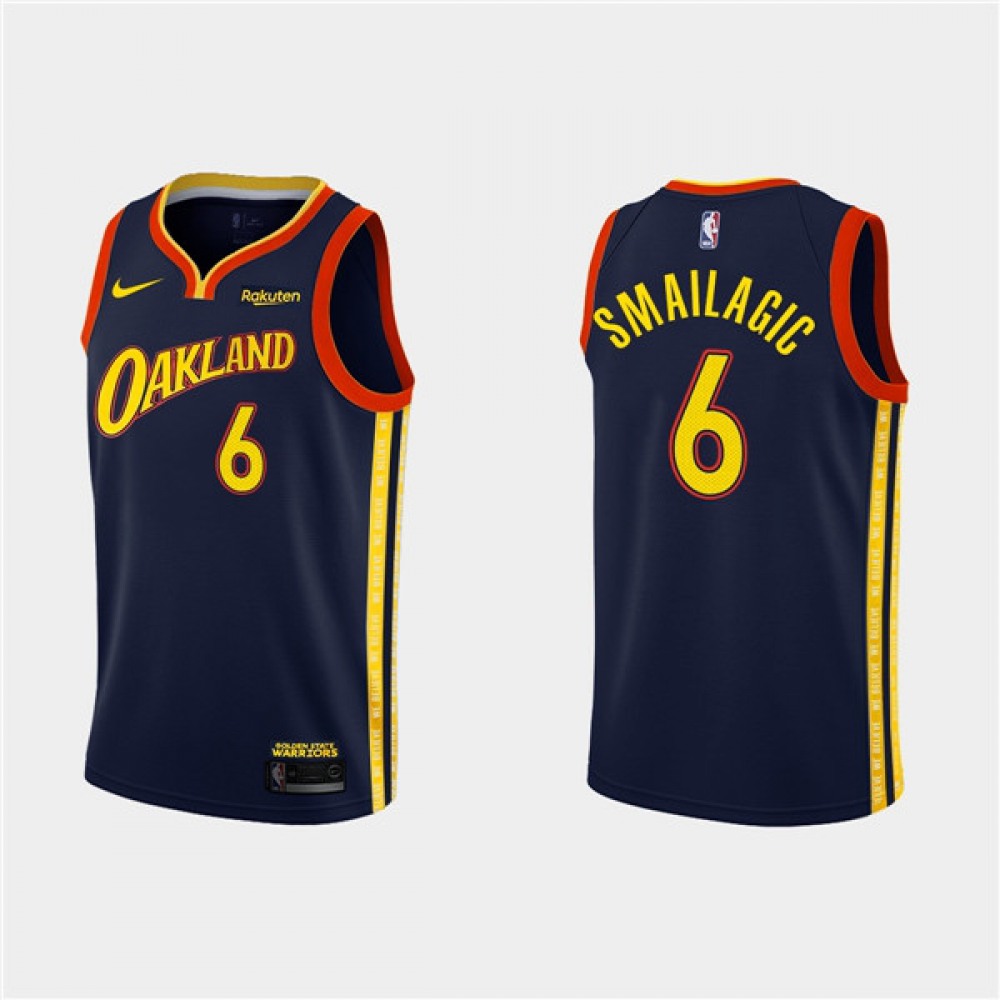 High-Quality Jersey Golden State Warriors 6 Navy - City Edition