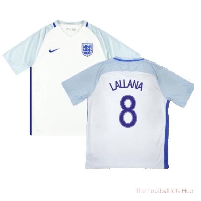 England 2016-18 Home (L) Barkley #19 (Excellent) (Lallana 8)