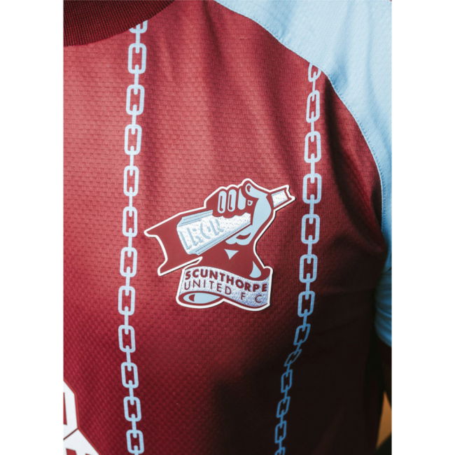 Scunthorpe Utd official style Home Shirt 2025-2026 (Adult
