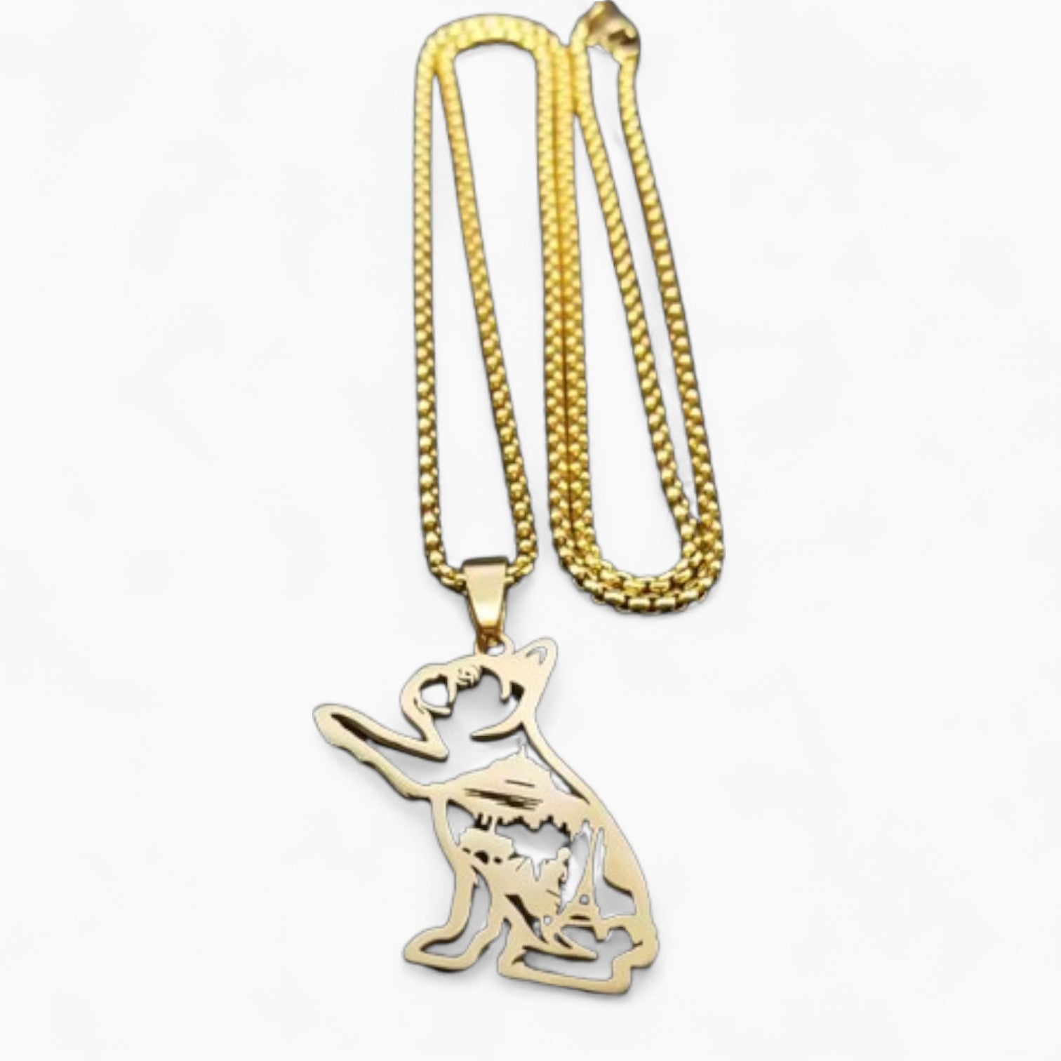 Barklux French Bulldog Necklace Gold – Stylish Dog Charm