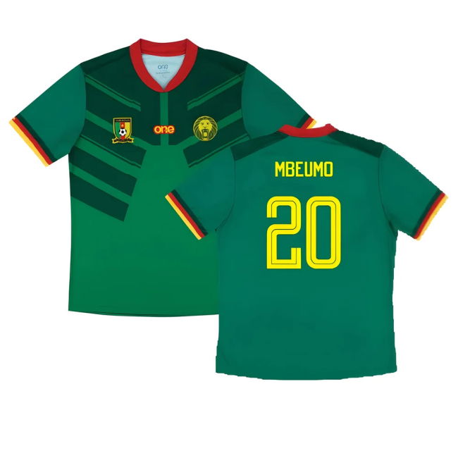 Match Worn Style Cameroon Professional Look Home Elite Kit (MBEUMO 20)