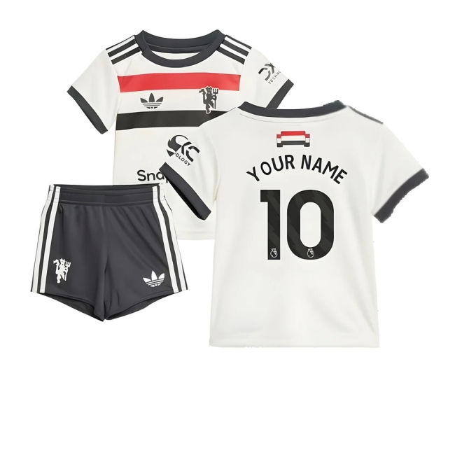 Elite Man Utd 2024-2025 Man Utd Third Baby Kit (Your Name)