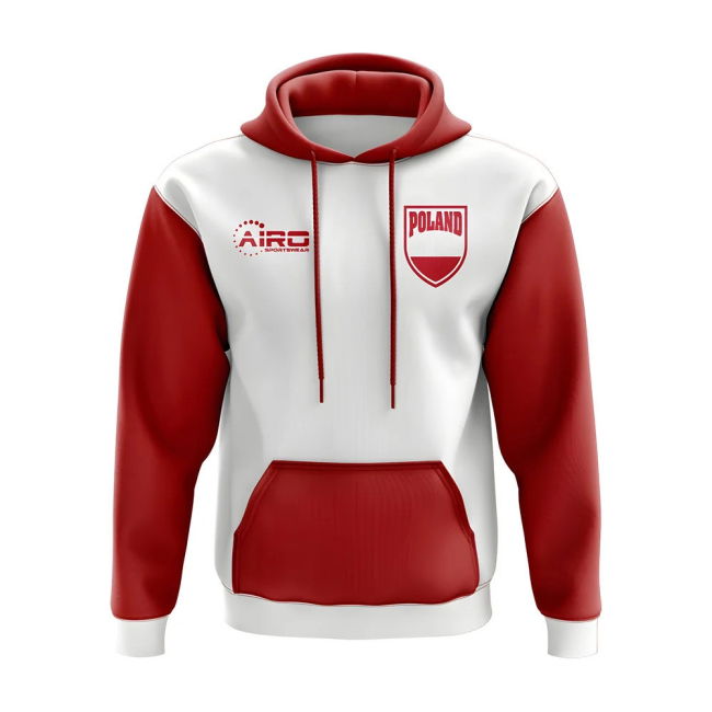 National Poland Concept Country Football Hoody (White) Authentic