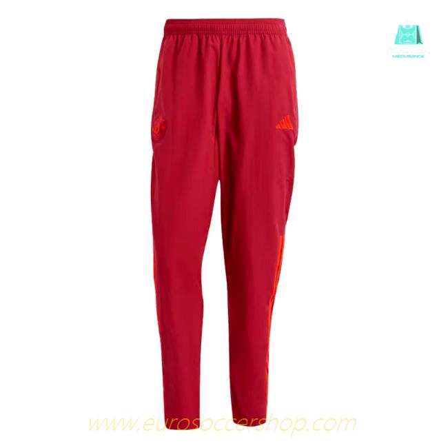 2023-2024 Man Utd EU Presentation Pants (Burgundy)