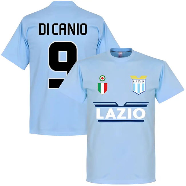 Authentic 2025-2026 Lazio T-shirt With Retro Design - Machine Washable