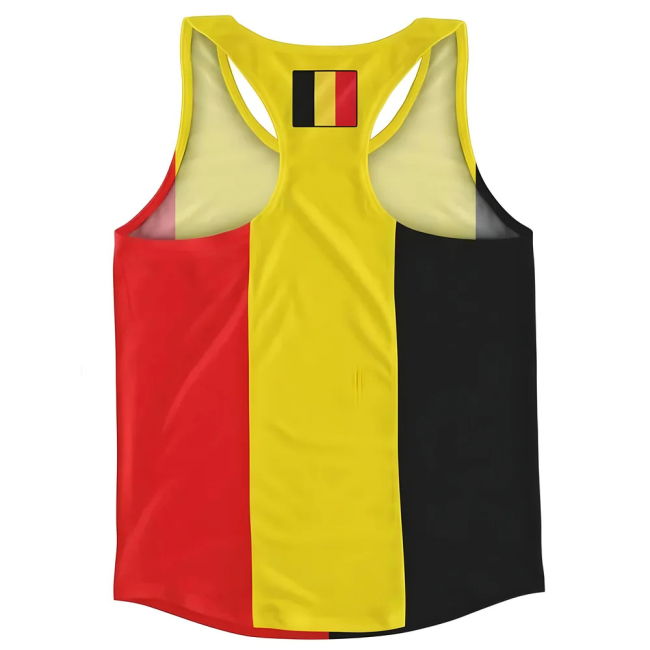 Premium Belgium Flag Running Professional Authentic Match